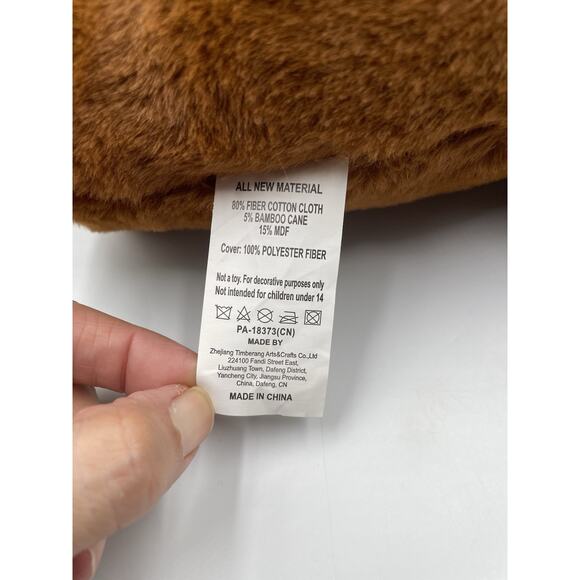 NEW Sleigh Hill Christmas Weighted Gingerbread Man Pillow Plush Greeter VIRAL - Picture 8 of 8